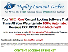 Tablet Screenshot of mightycontentlocker.com